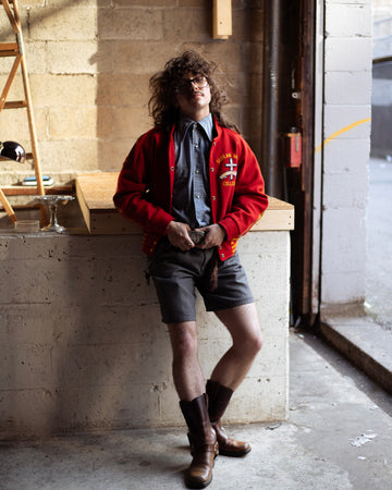 "Linda" Bible Collage Varsity Jacket