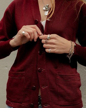 1950's Regent Wool Burgundy Cardigan