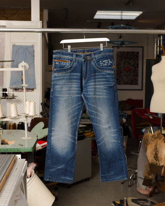 2000's RRL Ralph Lauren Dark Wash Denim