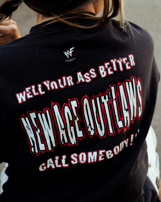 1998 WWF New Age Outlaws Single Stitch Tee