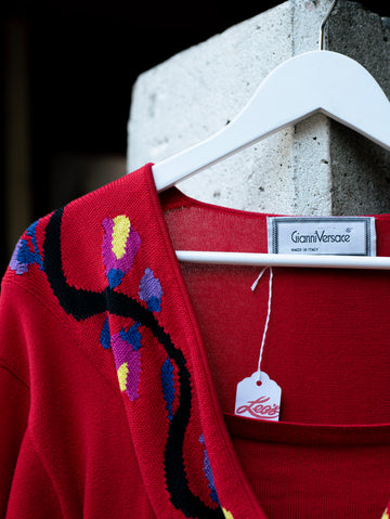 1980's Gianni Versace Cowl Neck Shirt