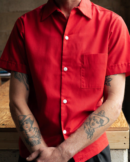 1960s Whalley Lanes Button Up