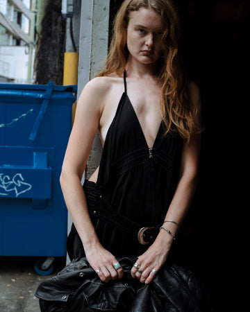 Jean Paul Gaultier Black Halter Dress