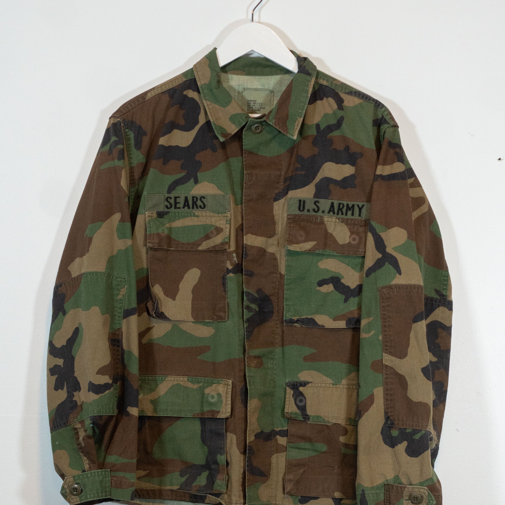 US Army BDU Woodland Camo Field Shirts