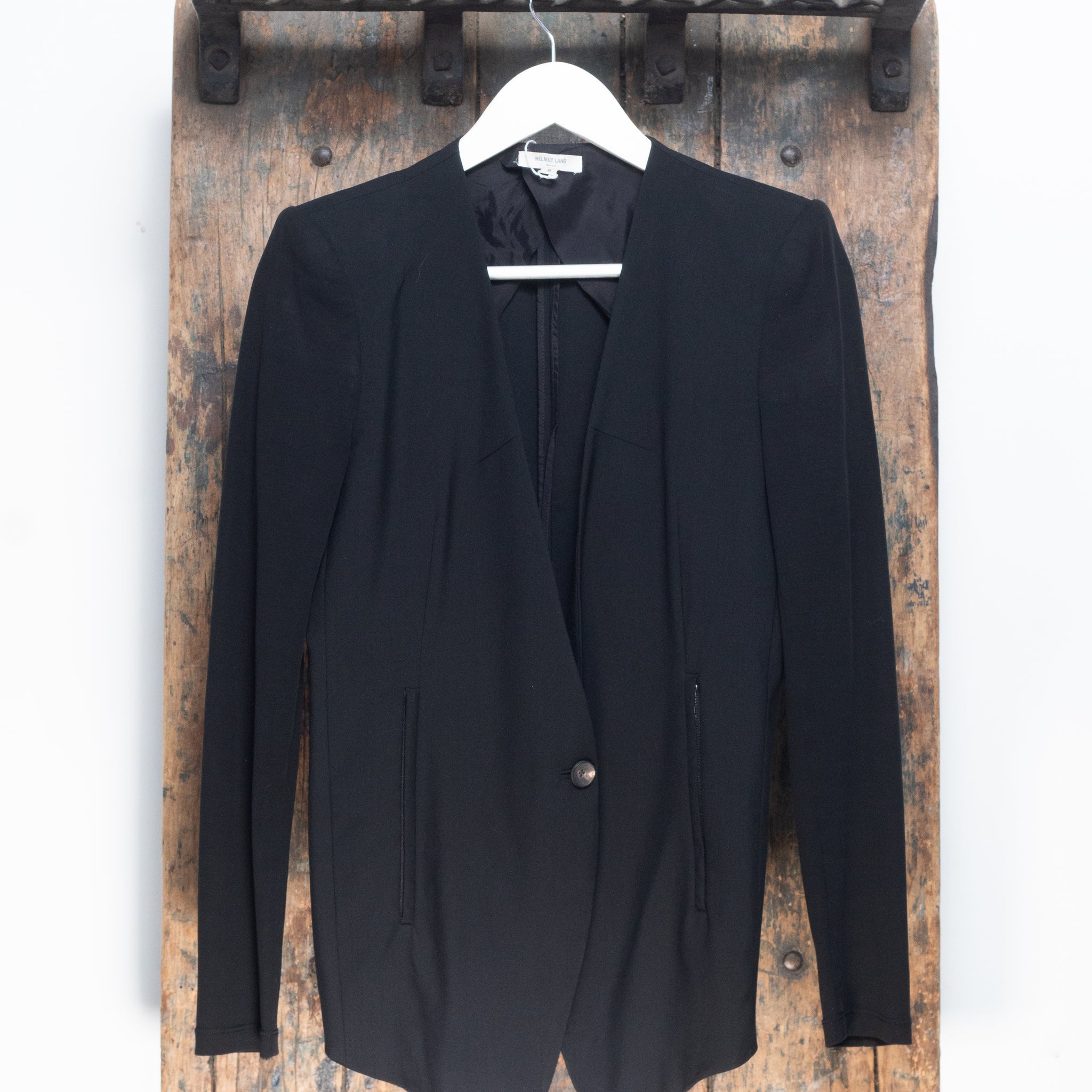 Helmut Lang 100% Wool Black Blazer Size S/M