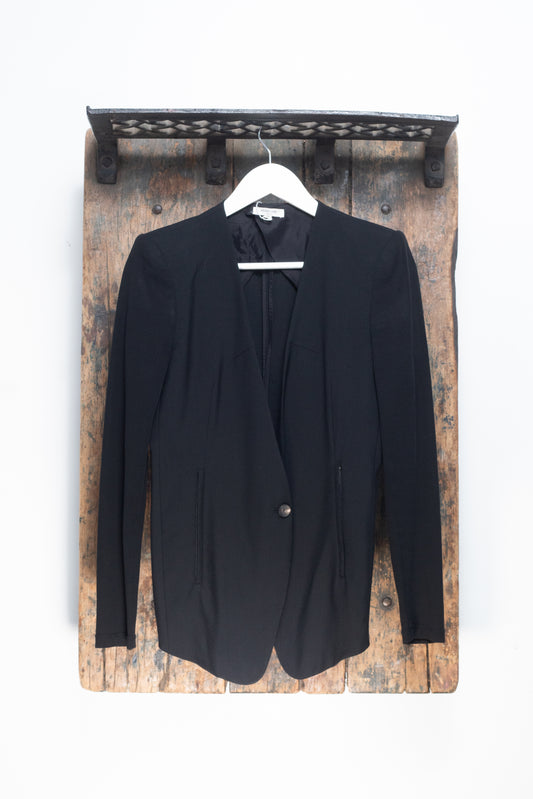 Helmut Lang 100% Wool Black Blazer Size S/M