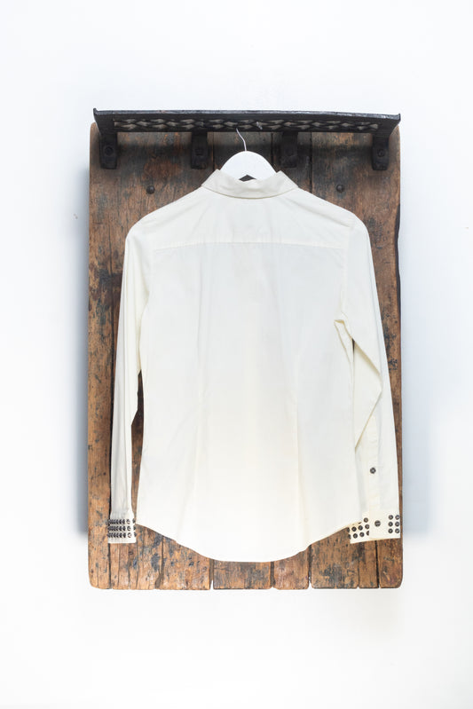 Burberry Cream Button-Down