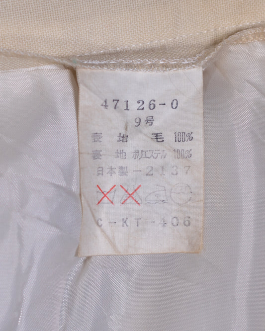 Vintage Japanese Striped Cotton Skirt