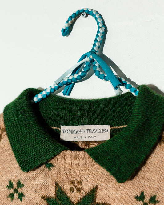 Tomasso Traversa Knit Polo Sweater