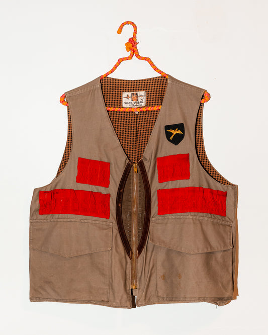 60's Tapatco Wood Stream Hunting Vest With Patches