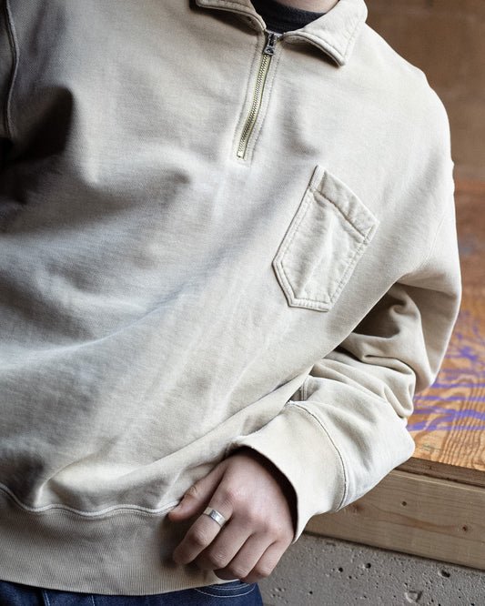 Double RL 1/4 Zip Sweatshirt