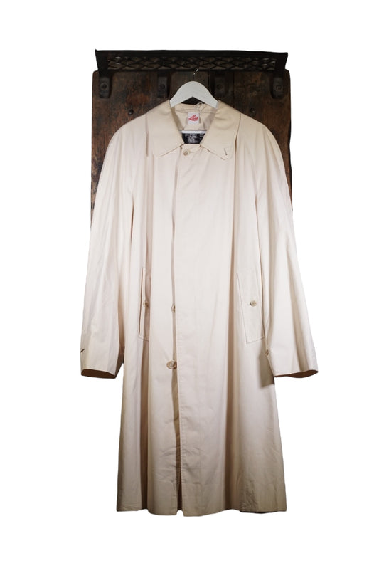 Burberry X George Straith Cream Trench Coat Size M