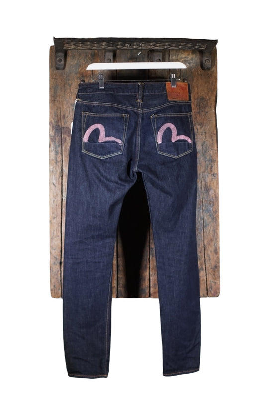 Evisu Contrast Stitch Slim Jean (W32