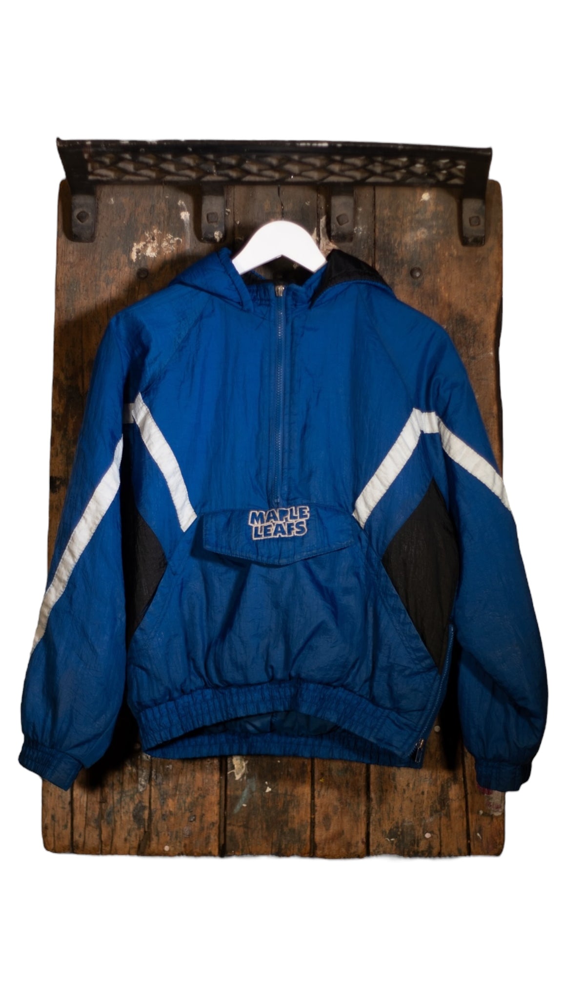 NHL Toronto Maple Leafs Blue Bomber Jacket Size L