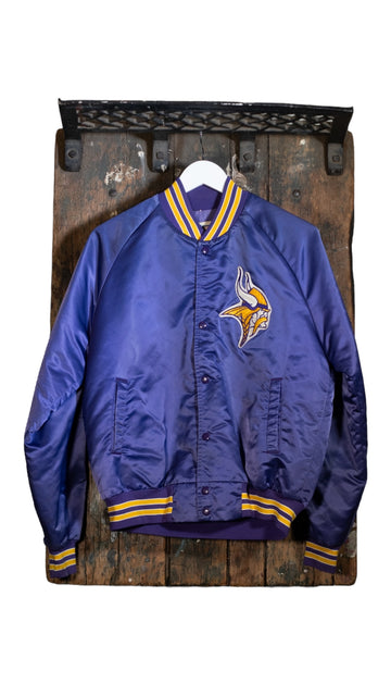 1980's Vikings Chalk Line Varsity Jacket
