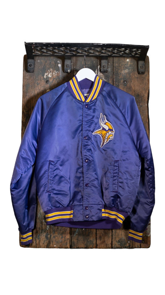 1980's Vikings Chalk Line Varsity Jacket