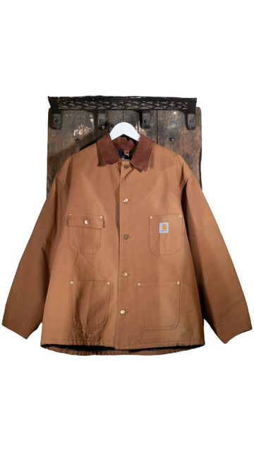 Union Made Carhartt Tan Chore Jacket Size XL