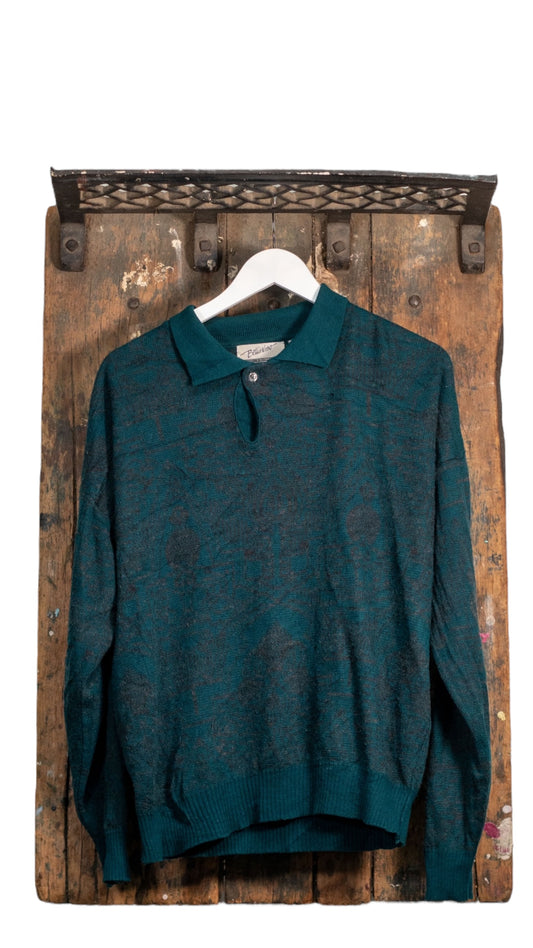 Bellisimo Teal Knit Pullover