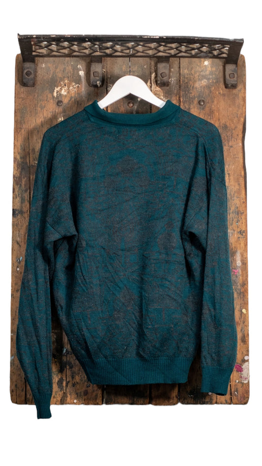 Bellisimo Teal Knit Pullover