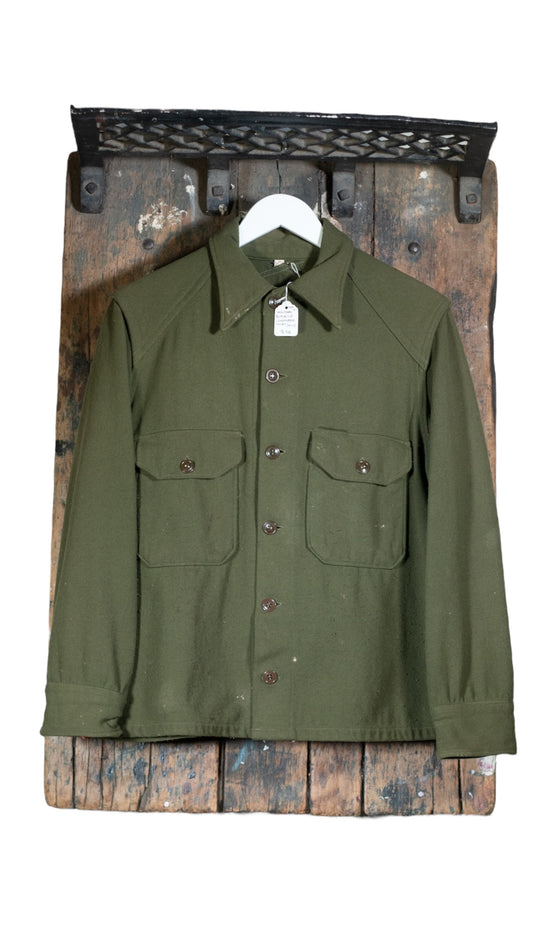 Military Button Up Jacket Size M