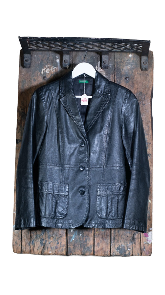 United Colors of Benetton Leather Blazer