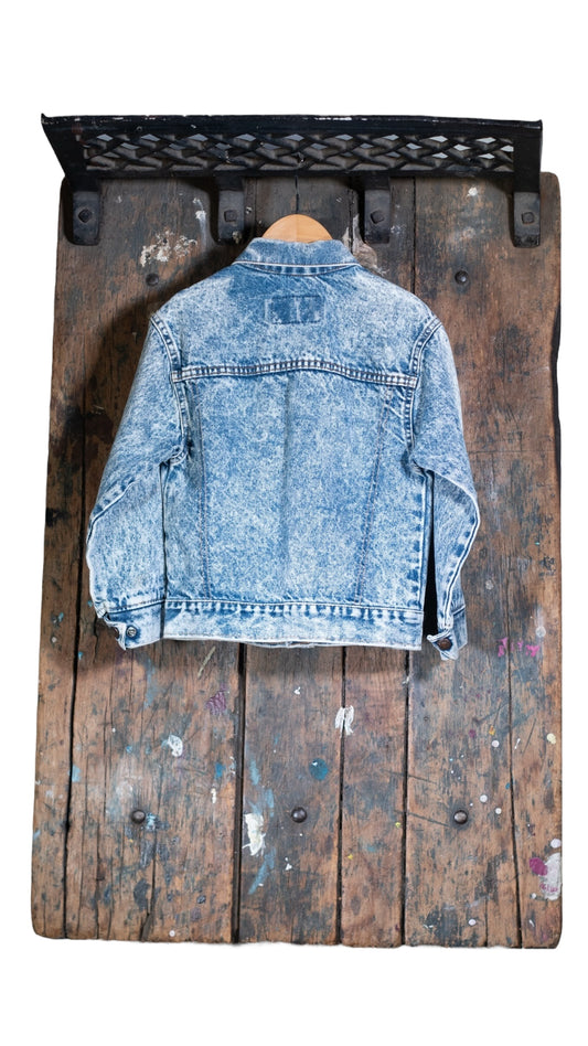 1980's Levi's Orange Tab Acid Wash Kid's Jean Jacket