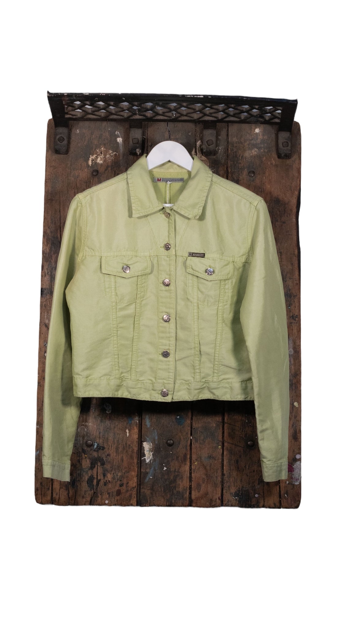 Manager Collection Button-Up Denim Jacket
